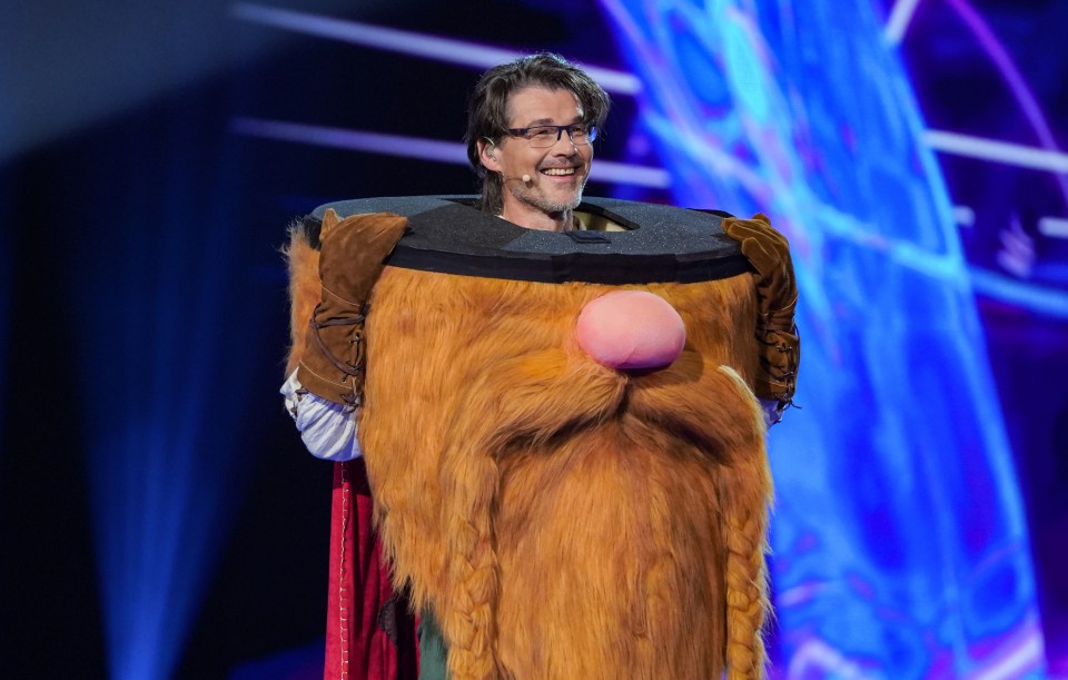 Morten proved he hasn't lost his popstar good looks when he appeared on The Masked Singer