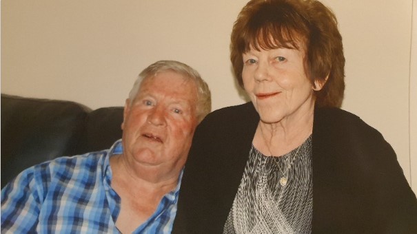 Barney, 81, and Blossom McGlinchey, 78, died just six minutes apart