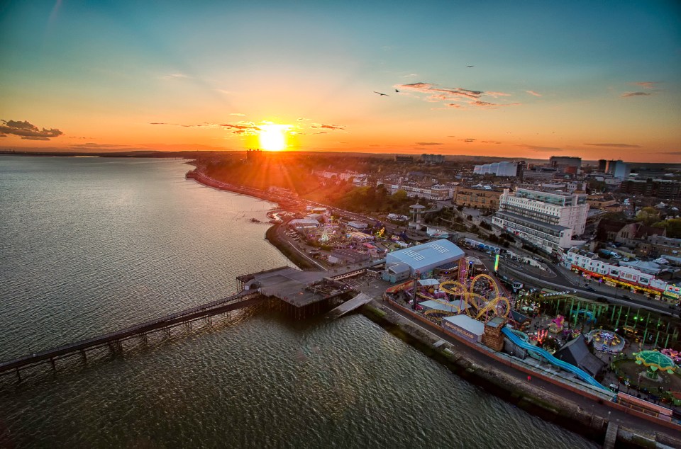 Walk the longest pier in the world at Southend-on-Sea