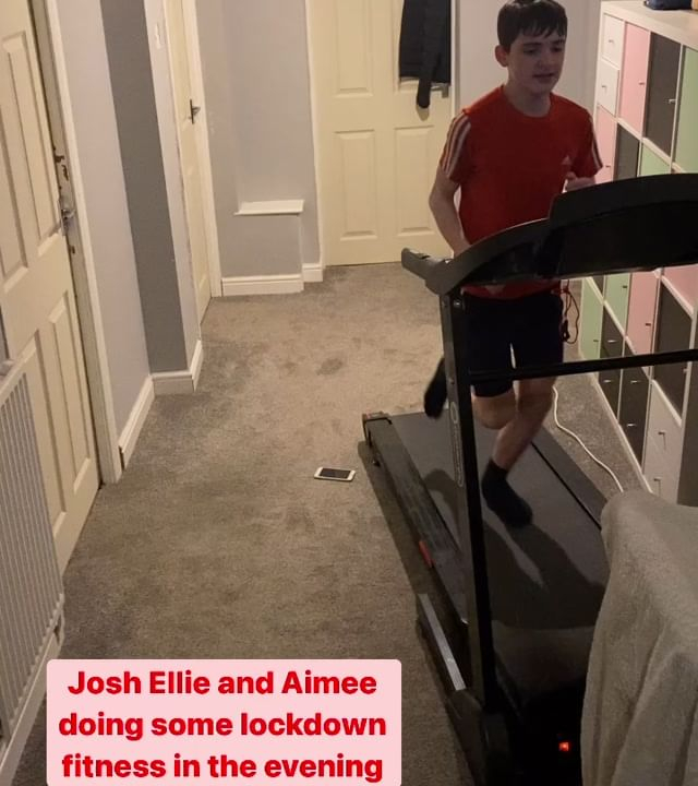 Sue revealed the new treadmill on Instagram yesterday