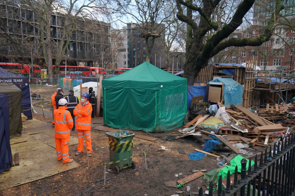 The protesters have been underground for more than a week