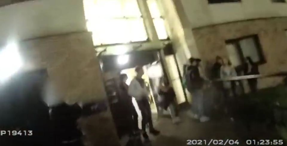 Police discovered an illegal party at Ranmoor Student Village in Sheffield