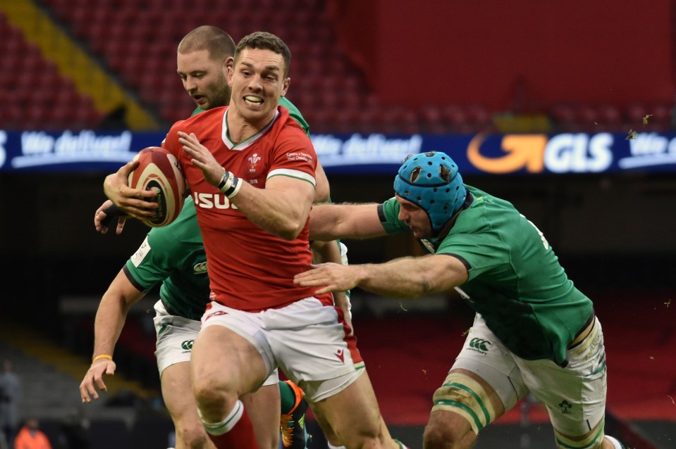 Geroge North scored as Wales beat Ireland 21-16 in their Six Nations opener