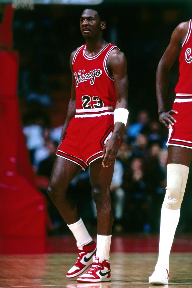 Michael Jordan made the trainers famous during his rookie season in the NBA