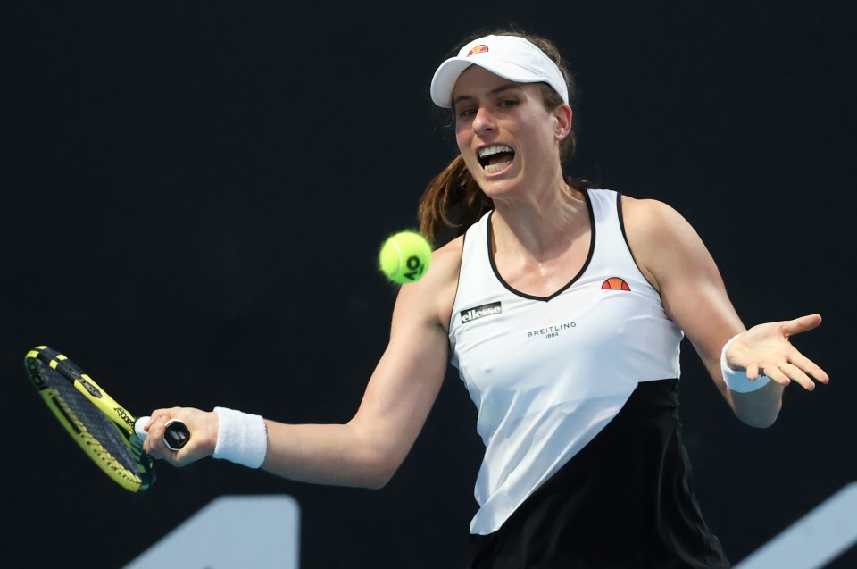 Konta was 6-4, 0-2 against Juvan when she was forced to retire hurt