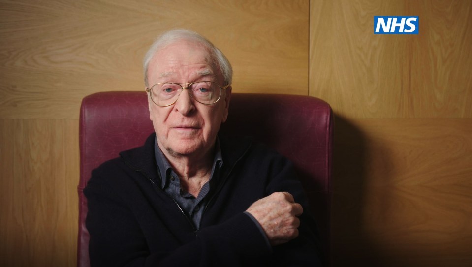 Elton was joined by Sir Michael Caine for the advert where they were both seen getting their jab