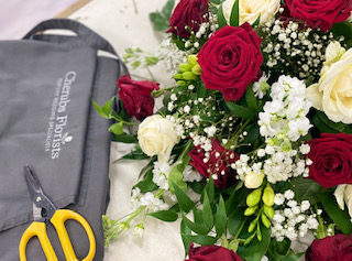 Bespoke specialists Cherub’s Florists of Chelmsford, Essex, will supply stunning flowers