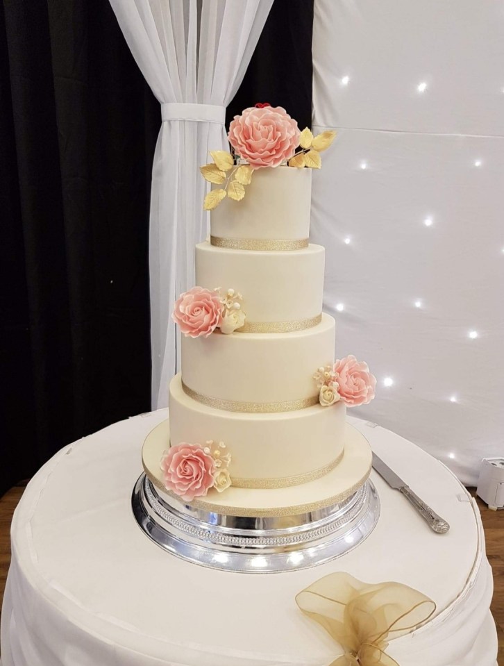 The magical day will continue with the cutting of an exquisite cake from Sarah's Simple Cakes Hertfordshire Ltd