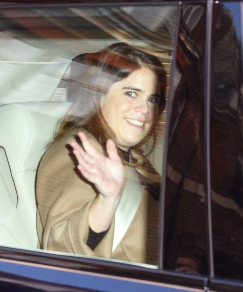 Princess Eugenie was seen today for the first time  since the birth of her son