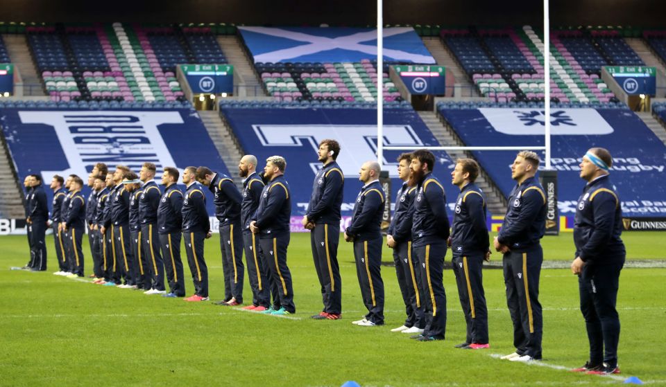 Scotland and Wales did not take a knee before their Six Nations clash today