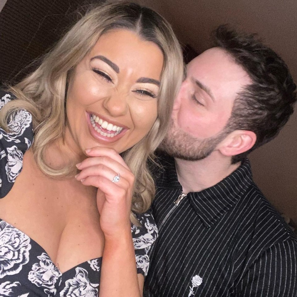 Ellie Young is engaged to boyfriend Matt Clow after he proposed to her on Valentine's Day yesterday