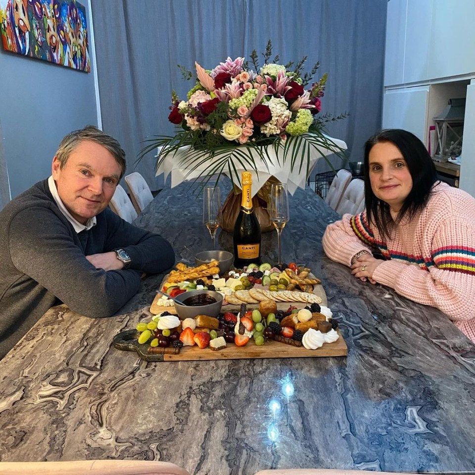 Sue and Noel Radford celebrated Valentine's Day with some alone time yesterday - and many joked there would soon be a baby number 23 on the way