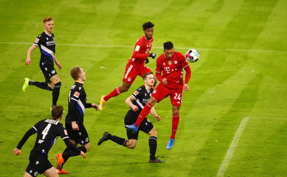 The snow cleared in time for Bayern’s comeback to earn a point