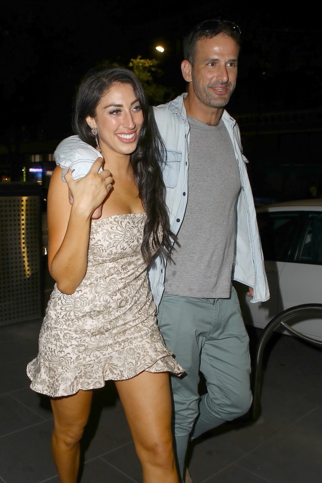 Tamara and Mick looked cosy as they stepped out together for her 30th birthday