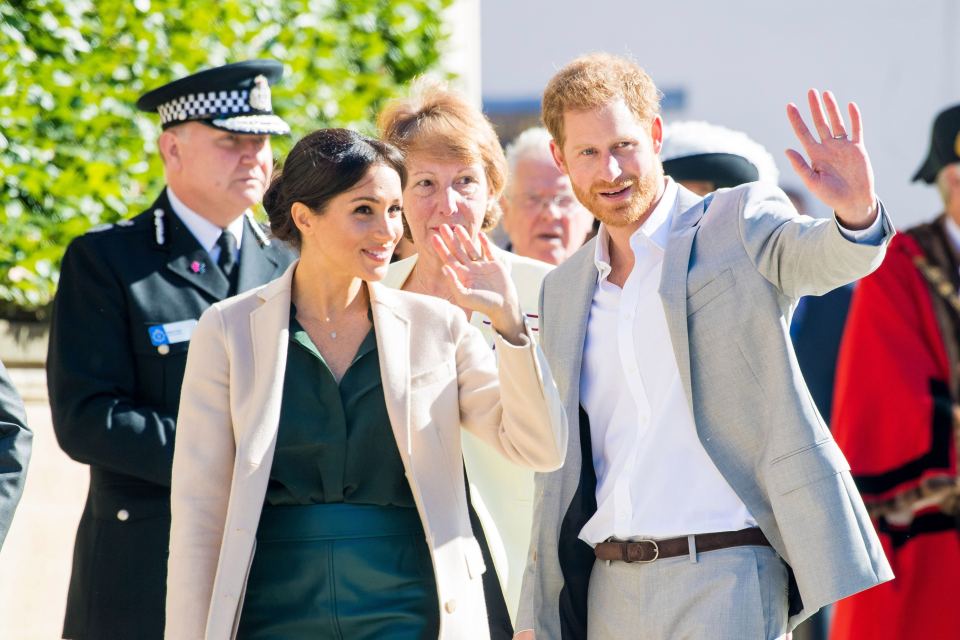 Prince Harry and Meghan Markle said they remained committed to the UK