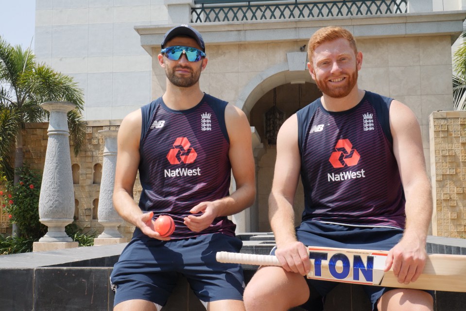 Mark Wood and Jonny Bairstow have arrived in India ahead of the Third Test