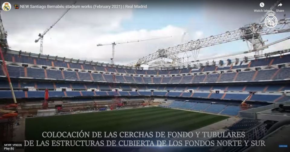 Club footage reveals the stadium's current state