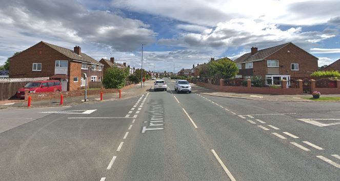 The shots were fired on Trimdon Avenue in Acklam, Middlesbrough