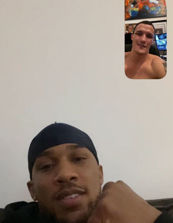 Anthony Joshua gave Josh Warrington some words of wisdom during a recent FaceTime