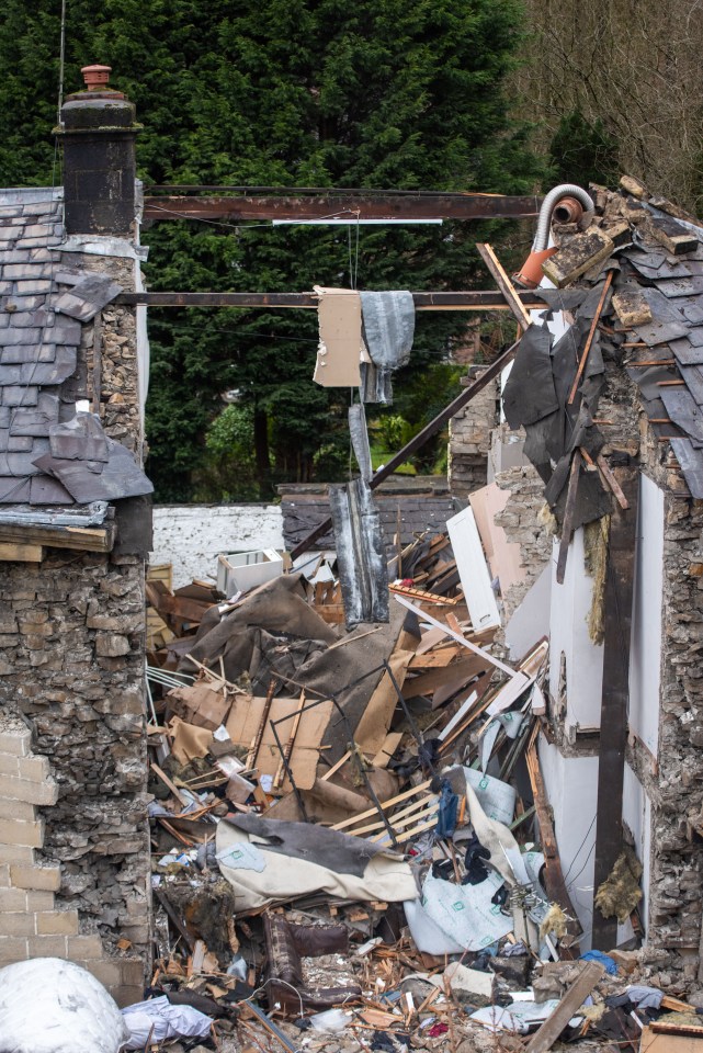 Neighbours said they felt their own homes shake after the blast