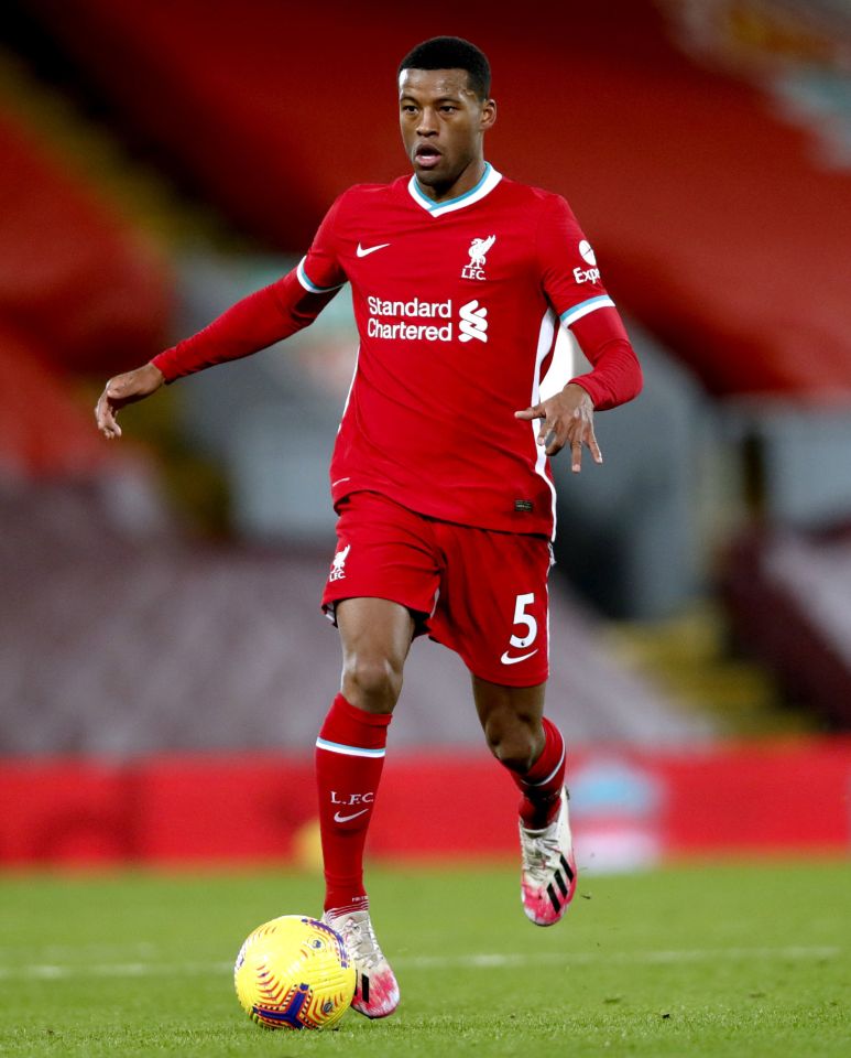 Georginio Wijnaldum is yet to sign an extension at Liverpool