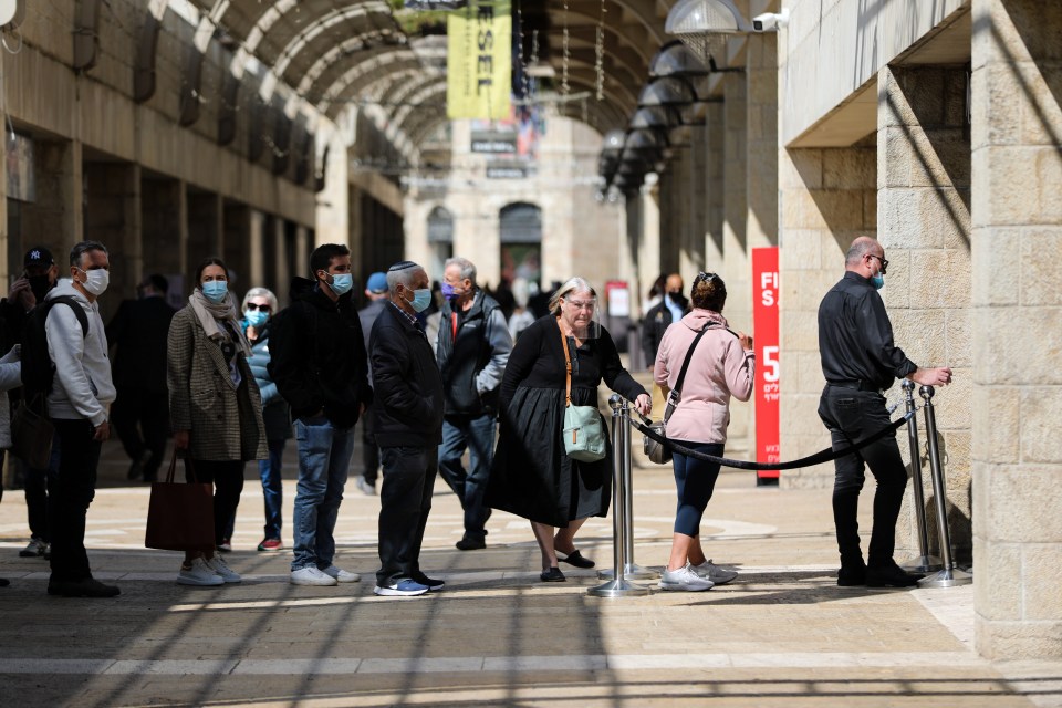 Israelis enjoyed a sense of normality as shopping malls and other cultural facilities opened