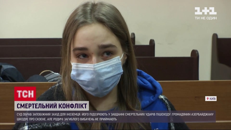 The victim's heartbroken daughter Polina said she "just stumbled upon the video"