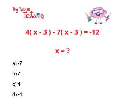 This maths question looks very tricky with brackets and X's