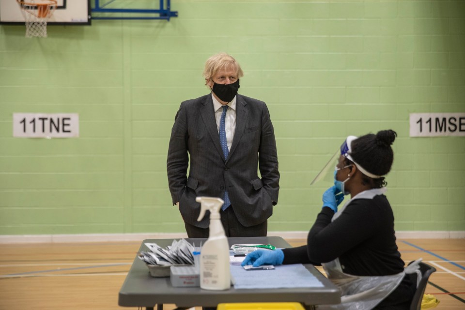 The PM visiting a school today