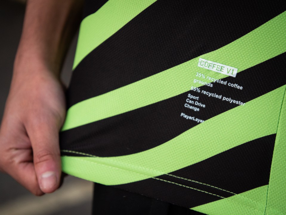 The new prototype strip also contains recycled plastic