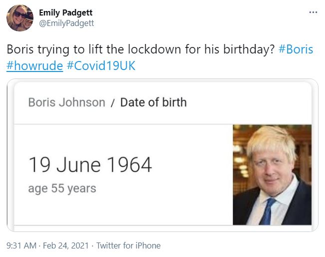 Brits joked about the timing of the final lockdown restrictions lifting