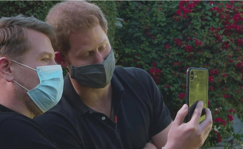 The Duke joined Corden for a bus tour around LA