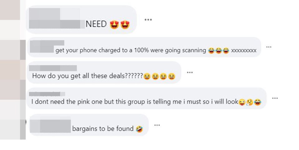 Hundreds of people praised her bargain-hunting skills online