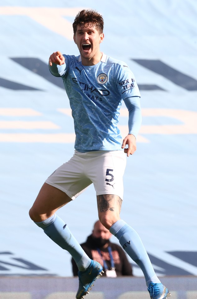 John Stones scored City's second half winner against West Ham