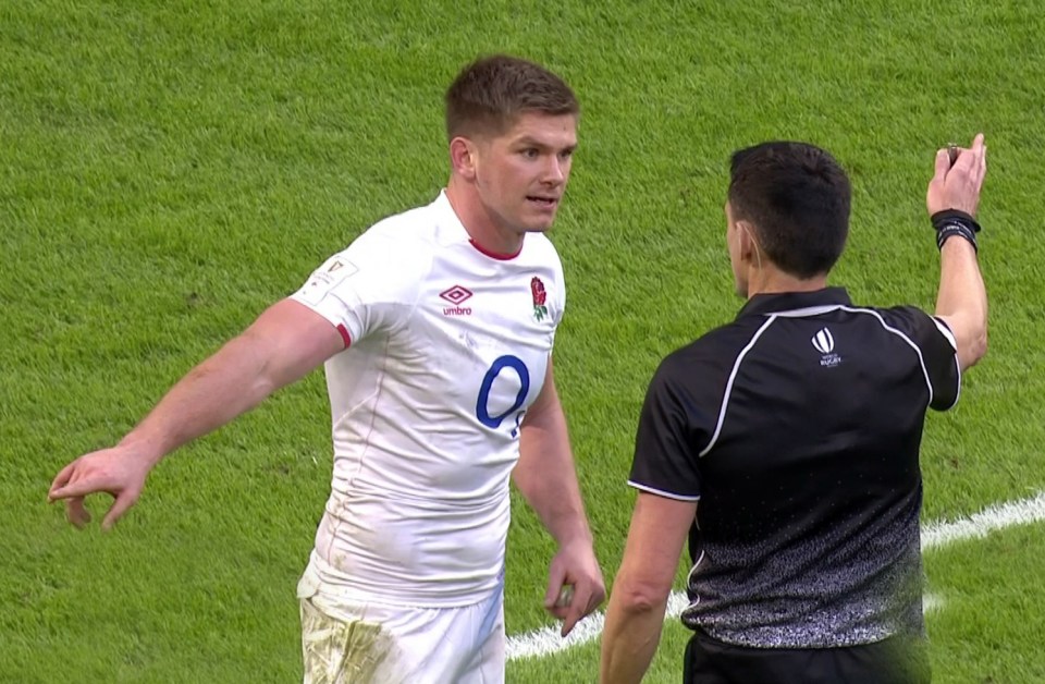 Pascal Gauzere was criticised for the way he dealt with England captain Owen Farrell