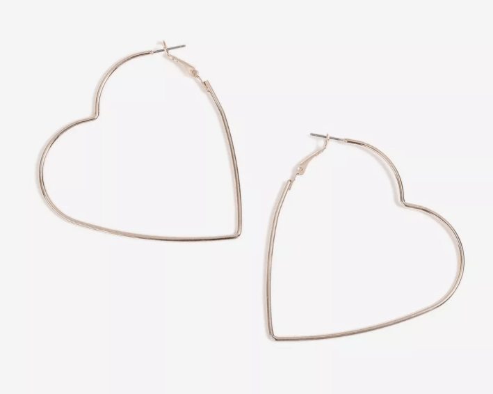 In need of some new earrings? These heart ones are 50% reduced