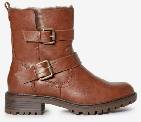 Dorothy Perkins has slashed the price of these tan boots by £16