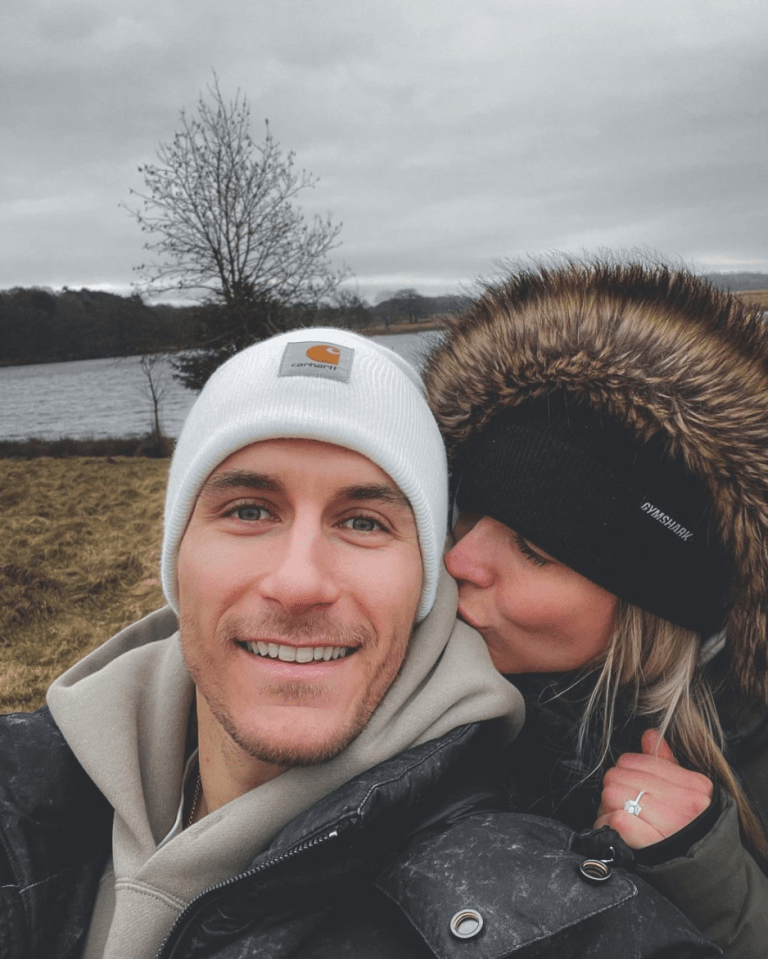 Gemma Atkinson and Gorka Maquez got ENGAGED today after a special Valentine’s Day proposal