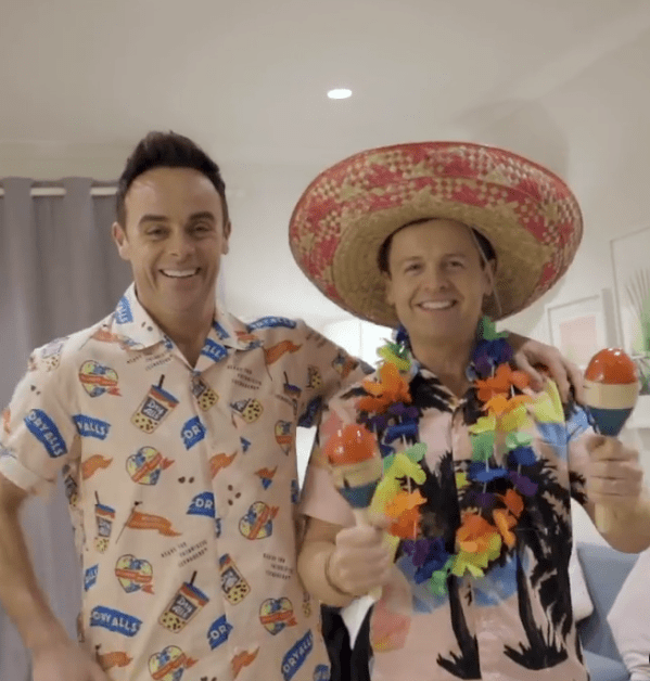 Ant and Dec recreated one of their famous promo shoots