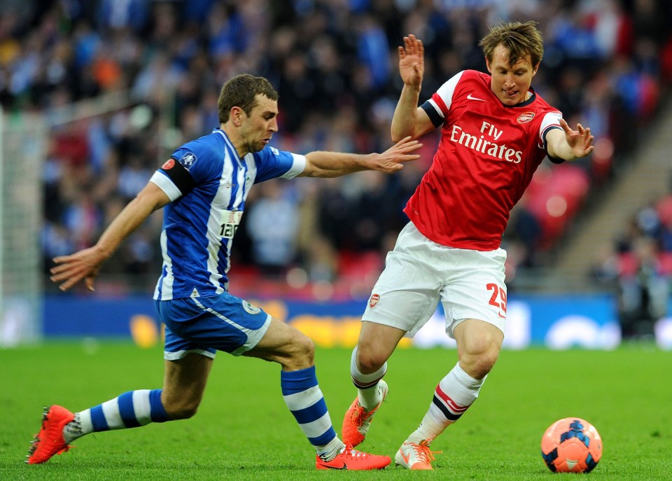 Kim Kallstrom's Arsenal stay became a running joke among fans