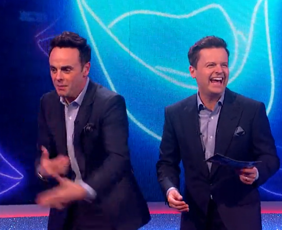 Ant and Dec laughed off the remark