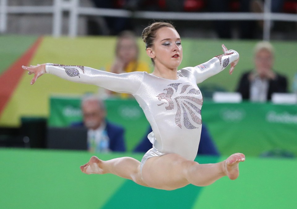 Former gymnast Amy was a bronze medal winner at the 2016 Olympics