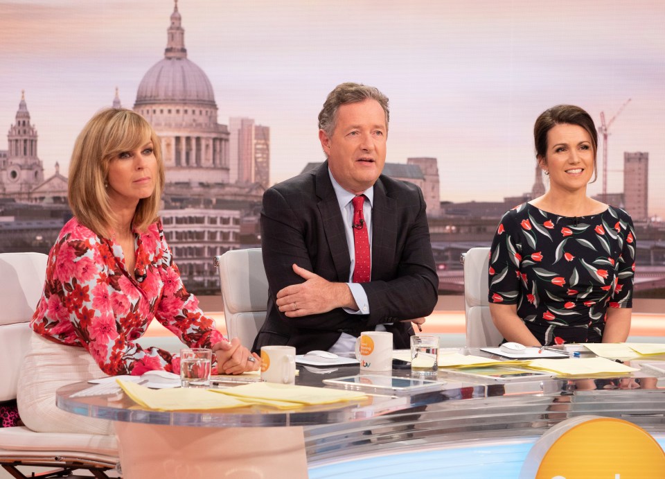 Kate and Piers work closely with each other of Good Morning Britain