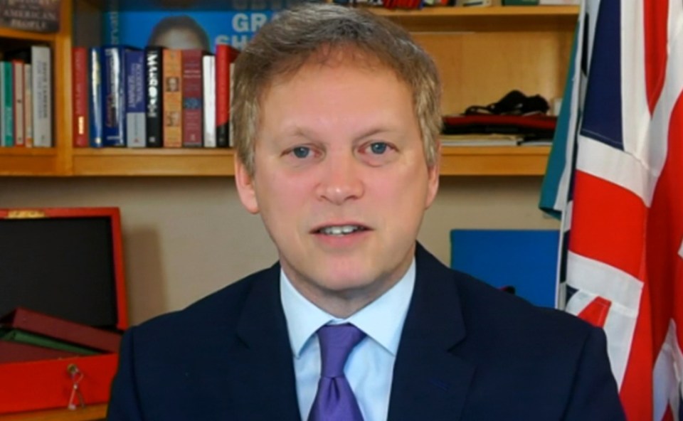 Grant Shapps revealed the UK has now overtaken the EU on vaccines