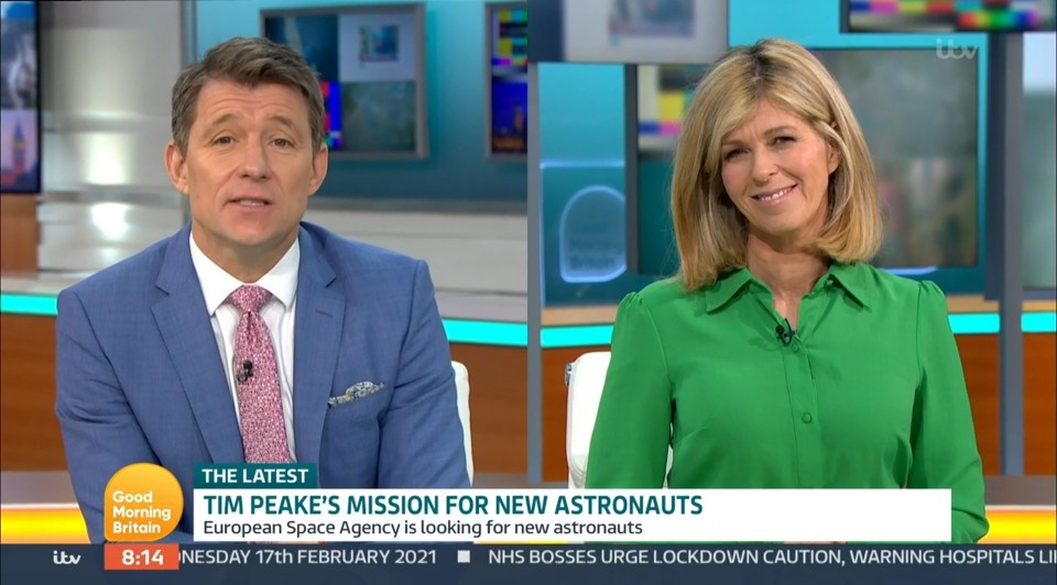 Kate Garraway told Ben Shephard she hasn't got much sleep