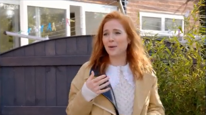 Angela Scanlon was left lost for words by a stunning garden transformation in Your Garden Made Perfect