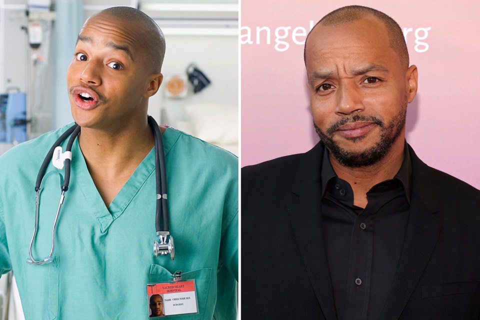 Donald Faison played the Turk in Scrubs but was famous before the hit US sitcom