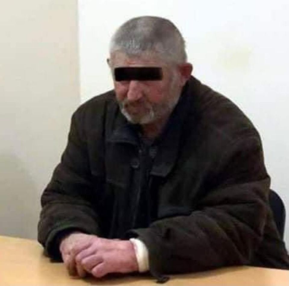 Mykola V, 62, has been arrested for the crime, just one hour after he attended Maria's funeral