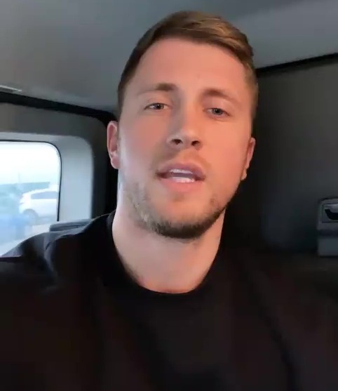 Dan Osborne shared a video posted by an anti-vaxxer