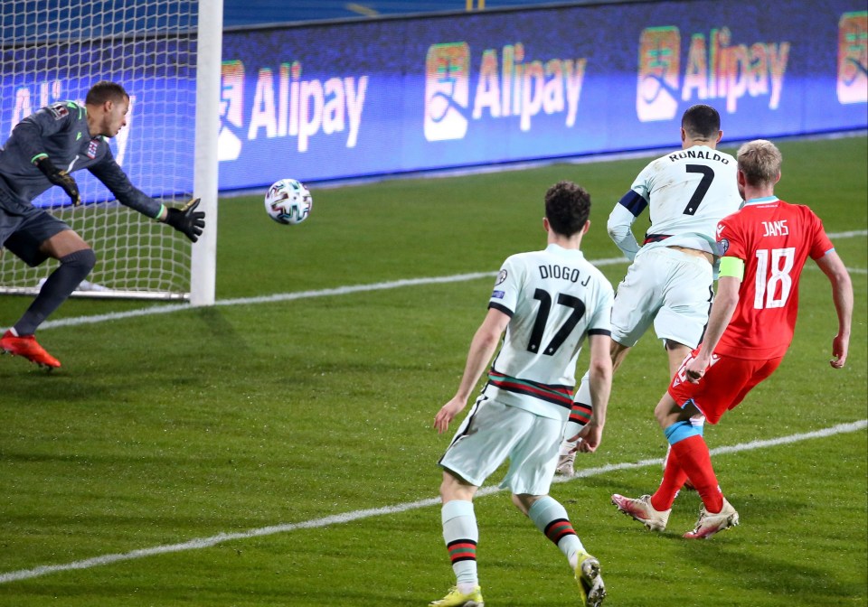 Cristiano Ronaldo scored in Portugal's 3-1 win over Luxembourg